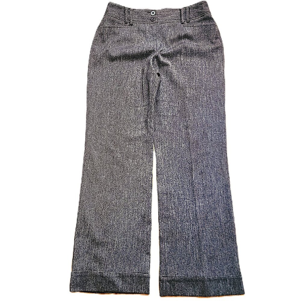 Reitmans Y2K brown tweed wide leg pants